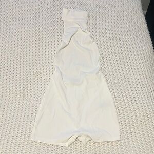 Edikted high-neck romper with open back